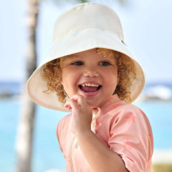 Chapeau protège-nuque anti-UV bébé