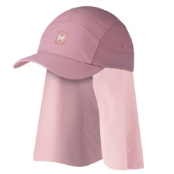 Casquette enfant protège-nuque Bimini - Buff - Solid Orchid