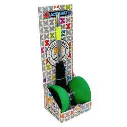 Diabolo enfant avec baguette en aluminium - Vert