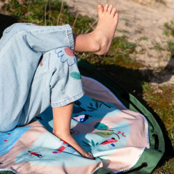 Tapis de jeu nomade exterieur - Play and Go - Parc plage