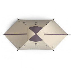 Tente randonnée Bird 3 Plus Blackroom - Husky - Brun