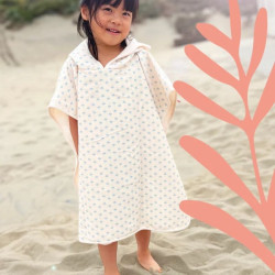 Poncho de plage anti-UV   - Paisley