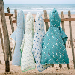 Poncho de plage anti-UV  - Fresk - Stripes &