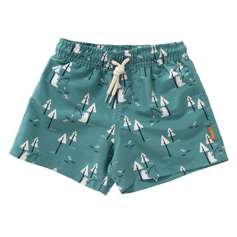 Short de bain enfant anti-UV - Fresk - Fishing Bear