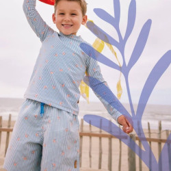 Short de bain enfant anti-UV - Fresk - Stripes