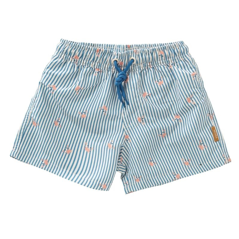 Short de bain enfant anti-UV - Fresk - Stripes & Crabs