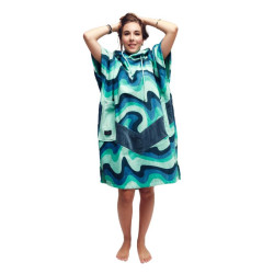 Poncho surf enfant - 6 à 9 ans - All-in - Berlin Blue