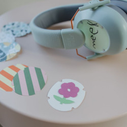 Casque antibruit Kidynoise - Kidywolf - Bleu et designs