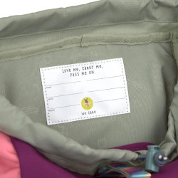 Sac à dos Lassig - Outdoor 14L - Unique Berry / Rose etiquette