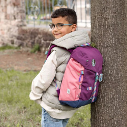Sac à dos Lassig - Outdoor 14L - Unique Berry / Rose enfant