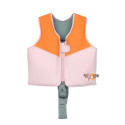 Gilet de natation Lassig - Illusion rose pâle/orange