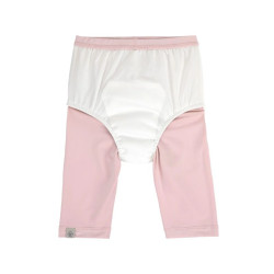 Maillot short et couche intégrée - Lassig - Rose Pâle couche