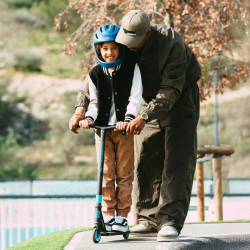 Casque vélo intégral enfant Virgo Kid - Virgomove - Bleu fun