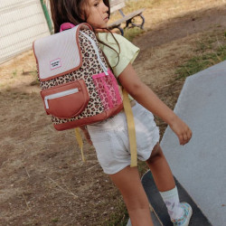 Sac à dos carré - Hello Hossy - Léopard 6 enfant