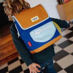 Sac à dos carré - Hello Mini Blue Canyon