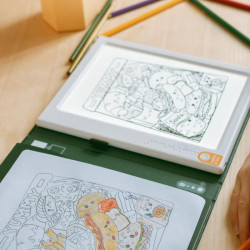Tablette à dessin lumineuse KIDYDRAW-PAD - - Meli-Melo