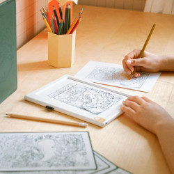 Tablette à dessin lumineuse KIDYDRAW-PAD - KIDYWOLF - Meli-