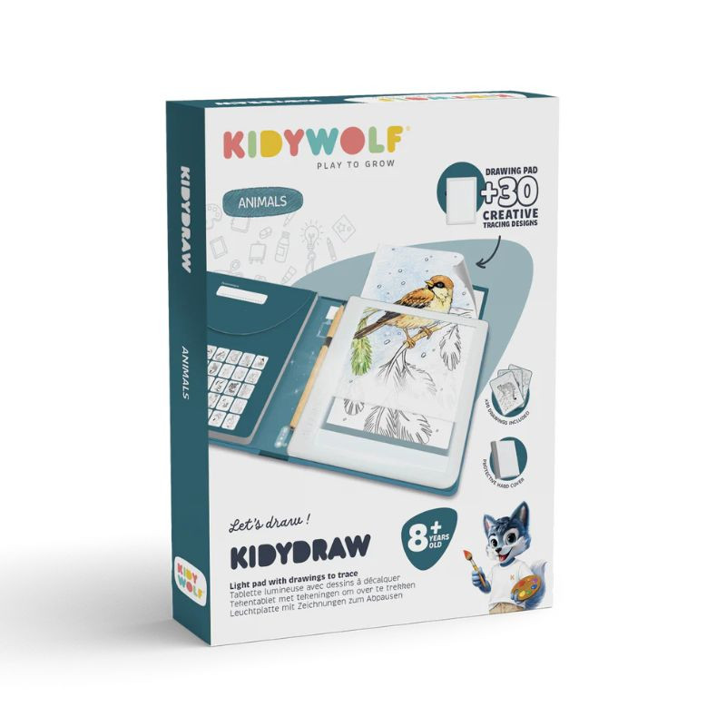 Tablette à dessin lumineuse KIDYDRAW-PAD - KIDYWOLF - Animals