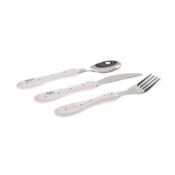 Lot de 3 couverts enfant en inox - Lassig