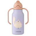 Gourde bébé Liewood - Kimmie 250 ml - Cat / Warm Lilac