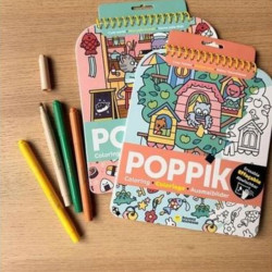Coloriage magique - Effaçable - Poppik -