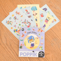 Box Super Stickers Poppik