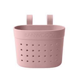Panier vélo enfant Pin & Ride - Banwood - Dustyrose