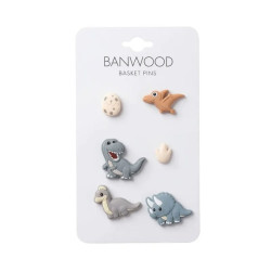 Pins pour panier - Banwood - Dinosaurs