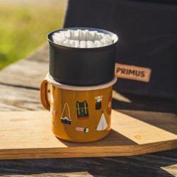 Tasse en émail Camp Stuff - Roadtyping café