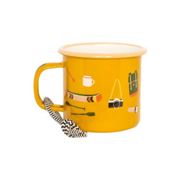 Tasse en émail Camp Stuff - Roadtyping