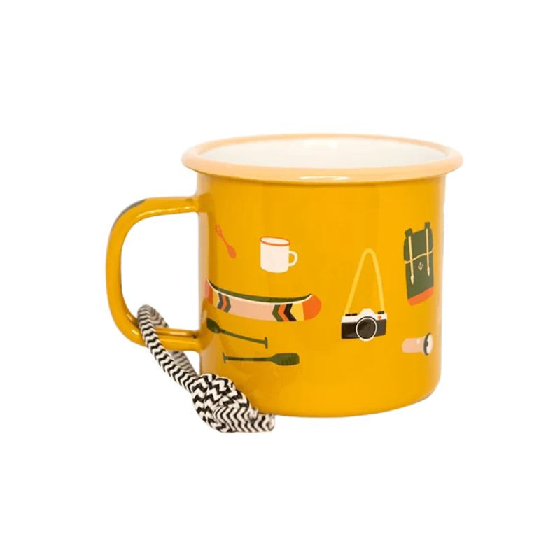 Tasse en émail Camp Stuff - Roadtyping