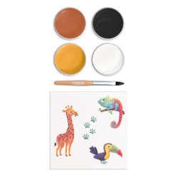 Kit de maquillage enfant 4 couleurs - Namaki - Tigre