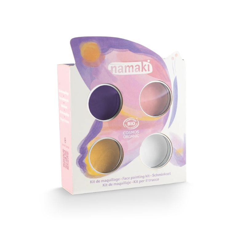 Kit de maquillage enfant 4 couleurs - Namaki - Papillon