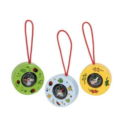 Boussole enfant en bois - Goki - Couleurs