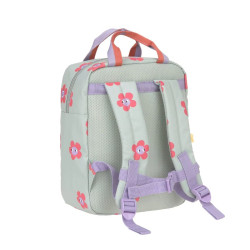 Sac à dos carré maternelle Trails - Lassig - Fleurs