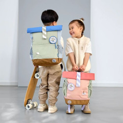 Cartable CP Rolltop Sunny Explorer - Vert / Bleu