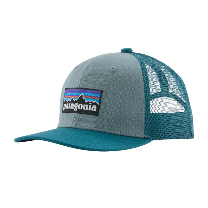 Casquette enfant Patagonia - Kids trucker hat - P-6 Logo: Blue Sage
