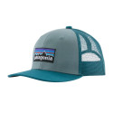 Casquette enfant Patagonia - Kids trucker hat - P-6 Logo: Blue Sage