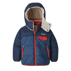 Baby reversible tribbles hoody - Patagonia - Stone Blue