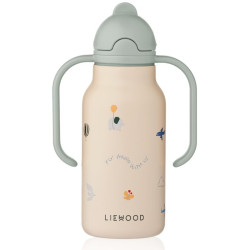 Gourde bébé Liewood - Kimmie 250 ml - Flying / Sandy