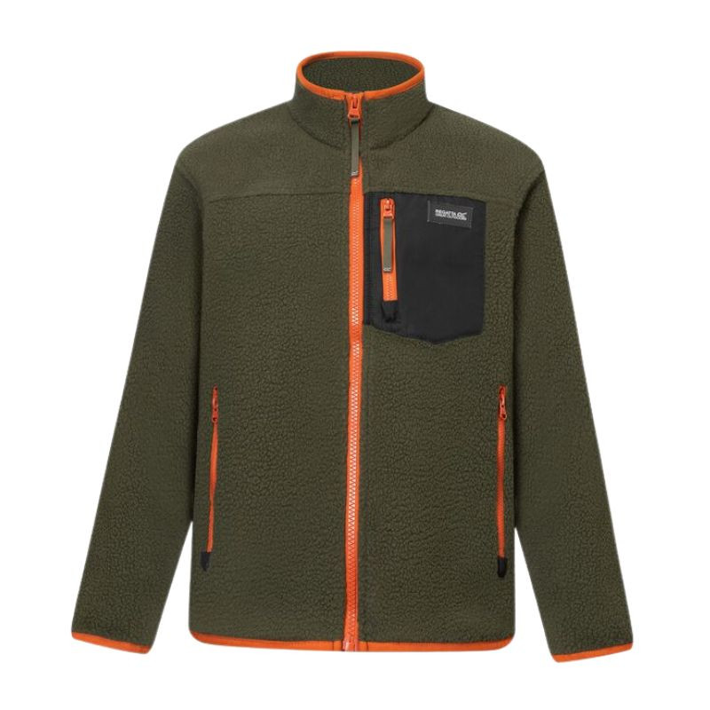 Polaire enfant Frankie Warm - Regatta - Dark Khaki/Rooibos Tea