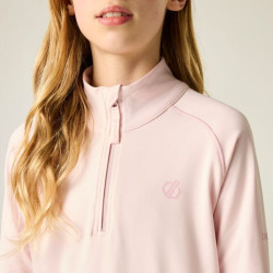 T-shirt thermique enfant - Consist II Core - Dare2B - Pink haze zoom