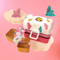 MB Tresor - Bento enfant Monbento - Rose Bird