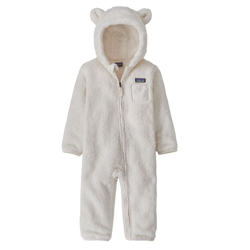 Combinaison polaire bébé - Baby Furry Friends Hoody - Patagonia - Birch White