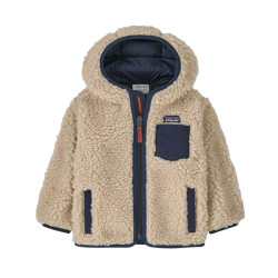 Baby Retro-X Hoody - Patagonia - Dark Natural / New Navy