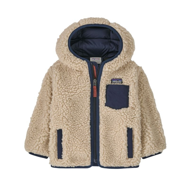 Baby Retro-X Hoody - Patagonia - Dark Natural / New Navy