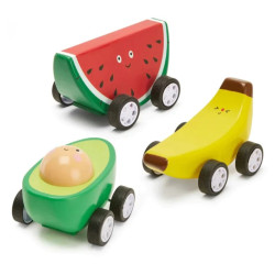 Voiture à rétrofriction Fruit-Fun - Pastèque