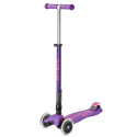 Trottinette Maxi Micro Deluxe pliable - Avec LED - Violet