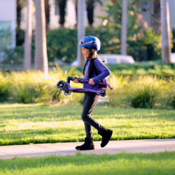 Trottinette Maxi Micro Deluxe Avec LED - Violet