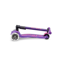 Trottinette Maxi Micro pliable - Avec LED - Violet